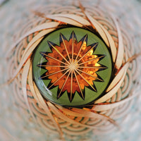 Harisho Yamada Glass - 漣-sazanami Whiskey Crystal Glass - Green