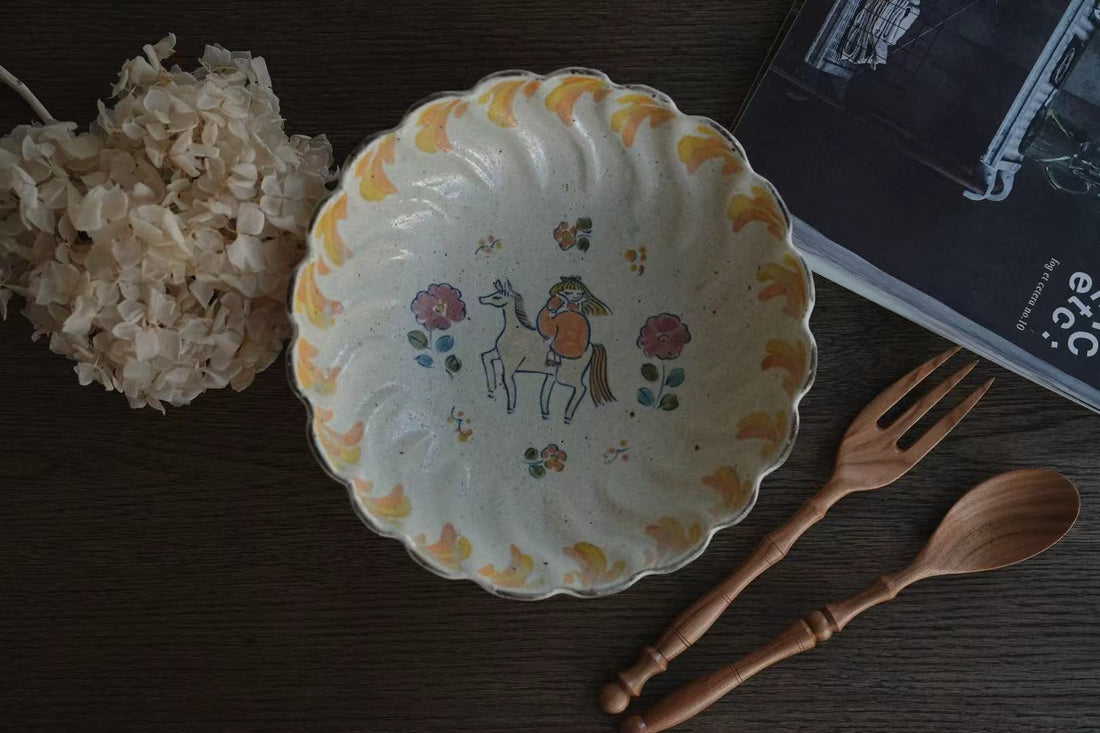 TATA Pottery Studio 田中大輝 & 田边桂- Slip Round Bowl TP15 #3