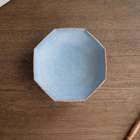 Norio Nakabayashi 中林範夫 Small Octagonal Plate - Blue NN09