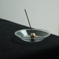 KOUSAIDO - Incense Holder Brass Top With Glass Dish