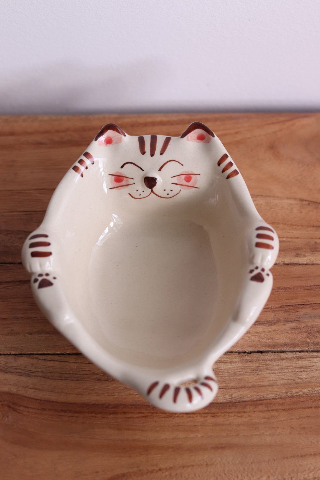 Hasami ware Friendly Cat Small Bowl