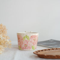 Sugar Poppo Straight Mug - Rose (Cat Handle) SP30
