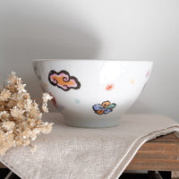 夕立窯 Fully Handmade Ramen Bowl - Sakura