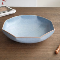 Norio Nakabayashi 中林範夫 Large Octagonal Plate - Blue NN10