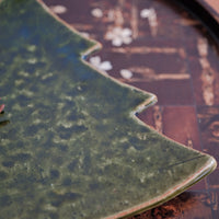 Mino Ware Tree Shape Plate