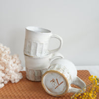 Tatsuo Horimizu 堀水達雄 White Mug TH01