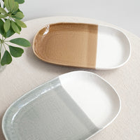 Mino Ware Assorted Colors Oval Plate