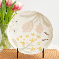 Makiko Okizawa 冲澤真纪子- 21cm Flower Plate MA08