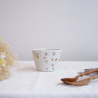 Hamasaka Naoko 浜坂尚子 Hand Painted Gold Deco Free Cup - HN06 #4