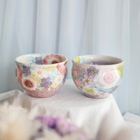 Seto Ware Flower Small Bowl