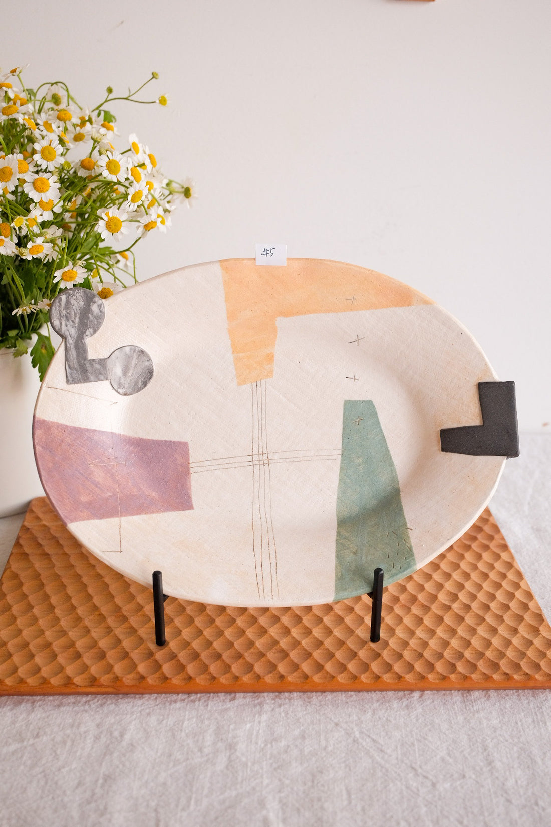 Hacorie 石丸和美 Oval Plate - Irregular Shape HC08