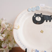 Aya Furusawa 古澤彩- Round Plate With Rim AF06-2