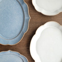 Norio Nakabayashi 中林範夫 Large Oval Plate - Light Blue NN06