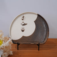 Marubankojo 丸伴工場 - Half Moon Shaped Plate MR12