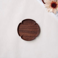 Kazunori Takatsuka 高塚和則 Walnut Wood Coaster KU02