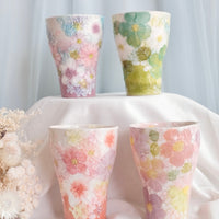 Seto Ware Flower Coke Cup