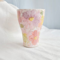 Seto Ware Flower Coke Cup