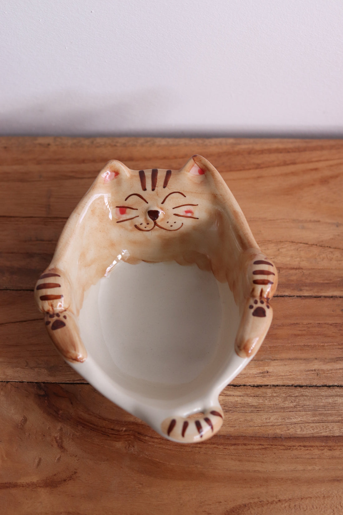 Hasami ware Friendly Cat Small Bowl