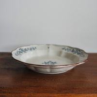 Kazuaki Shimura 志村和晃- Sometsuke Floral Rim 7.5" Plate KAS01