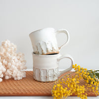 Tatsuo Horimizu 堀水達雄 White Mug TH01