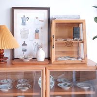 Natural Wood Storage Display Rack - Light