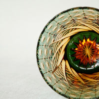 Harisho Yamada Glass - 漣-sazanami Whiskey Crystal Glass - Green