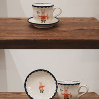 Yukiko Nagahama 長浜由起子 - Christmas Mug with Saucer YN01