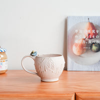 Satomi Motohashi 本橋里美 Bird and Flower Mug SM11