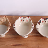 Hasami ware Friendly Cat Small Bowl