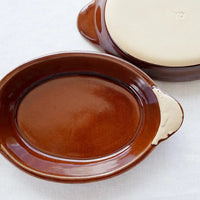 Mashiko Pottery Yoshizawa Brown Polar Bear Plate