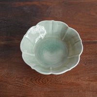 Maya Inamura 稲村真耶 Green Floral Bowl MI03