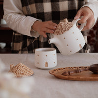 Forest Seed Pottery Ceramic Clay House Tea Pot