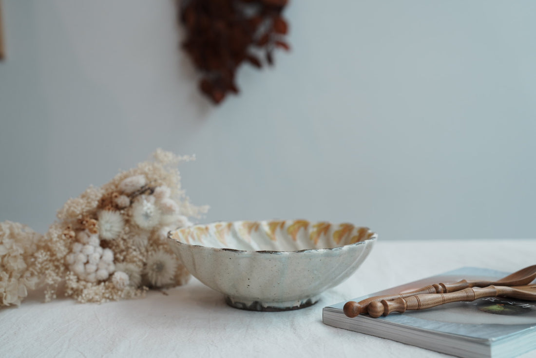 TATA Pottery Studio 田中大輝 & 田边桂- Slip Round Bowl TP15 #3