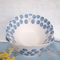 Minoware Ramen Bowl Flowers & Peanuts