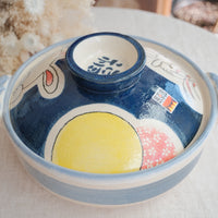 Donabe Banko Ware No.8 Rabbit and Moon Clay Pot