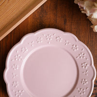 Atelier Gyuusha Medium Floral Shape Round Plate