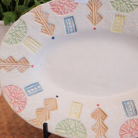 Hacorie 石丸和美 Oval Plate - Stamp HC13