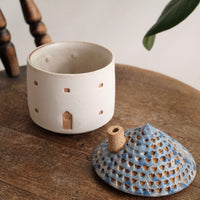 Forest Seed Pottery Ceramic Clay House Tea Cup small