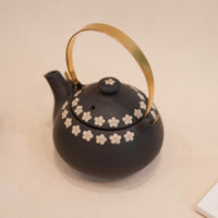 Kei Mitsumochi ミツ持啓 Floral Tea Set - Black KM72