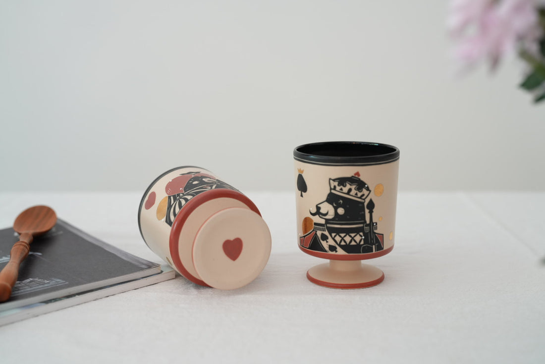 Shirogarasu Studio Poker Black Goblet