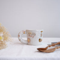 Hamasaka Naoko 浜坂尚子 Hand Painted Gold Deco Mug - HN08 #3