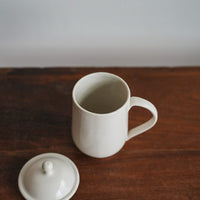 Maya Inamura 稲村真耶 White Mug with Lid MI29