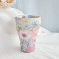 Seto Ware Flower Coke Cup