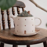 Forest Seed Pottery Ceramic Clay House Tea Pot