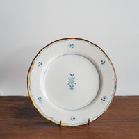 Kazuaki Shimura 志村和晃- Sometsuke Floral 6" Rimmed Plate KAS03