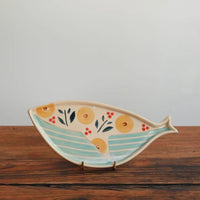 Kumiko Ishikawa 石川久美子 Whale Plate KI03
