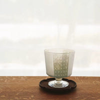 Juri Horino 堀野自由里 Blue Glass Goblet JH04