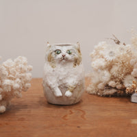 Shoko Matsuura 松浦唱子 Large Cat Flower Vase SM01 #2