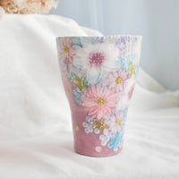 Seto Ware Flower Coke Cup