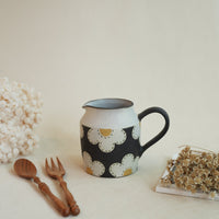 Kei Mitsumochi ミツ持啓 Flower Jug- Black KM81